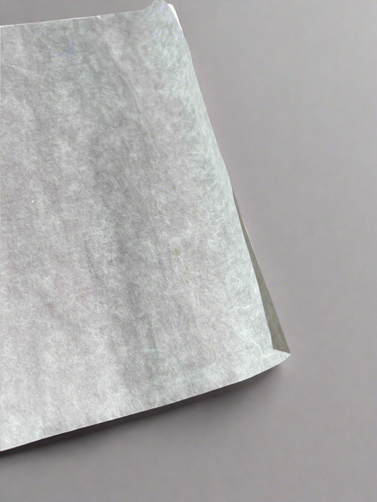 Sheets of semi-raw Koso paper white 34x68cm (sized)