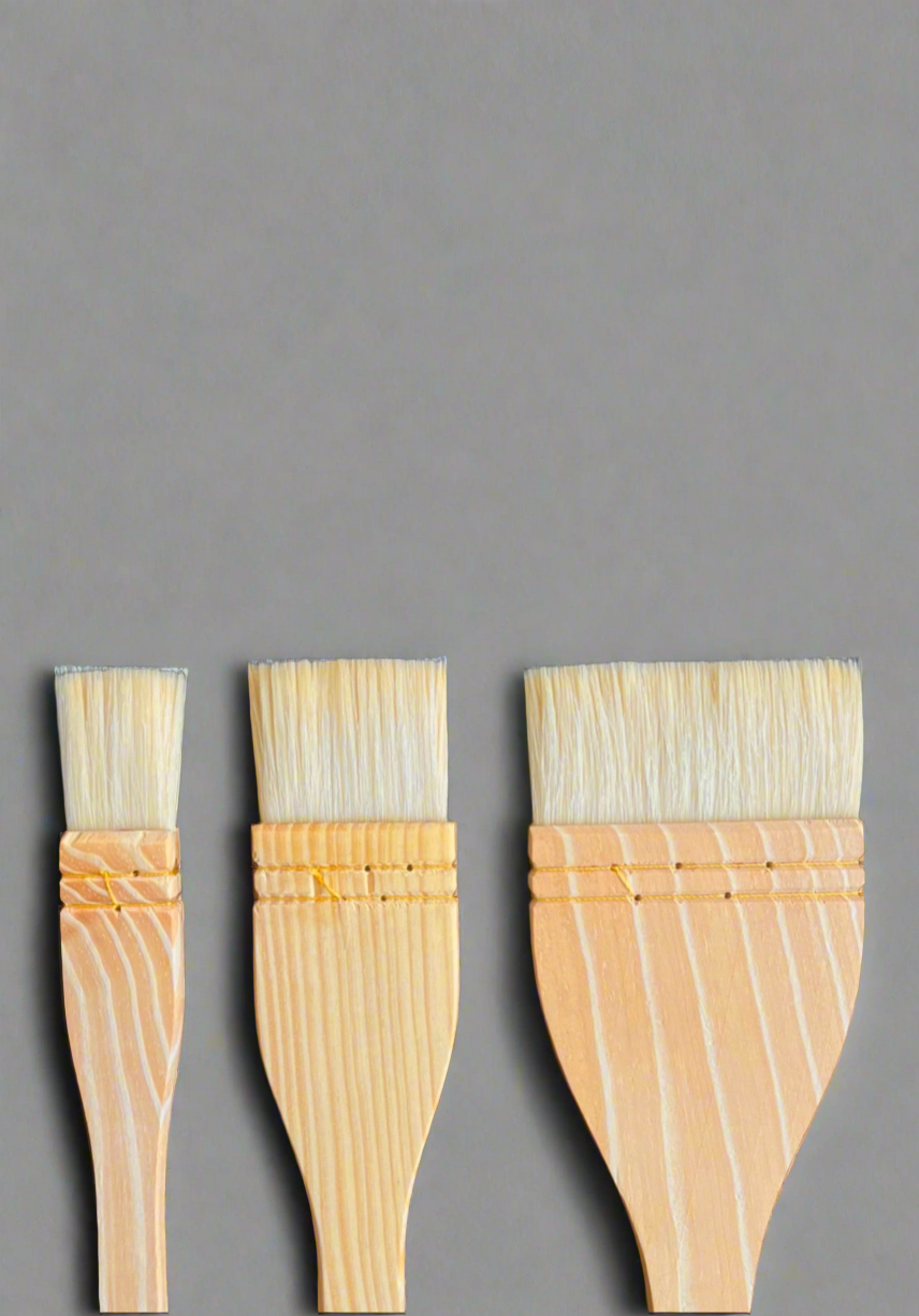 Hake brush set of 3