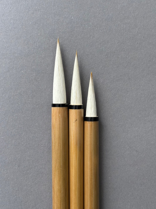 High quality 6-pack Brushes of Weasel hair