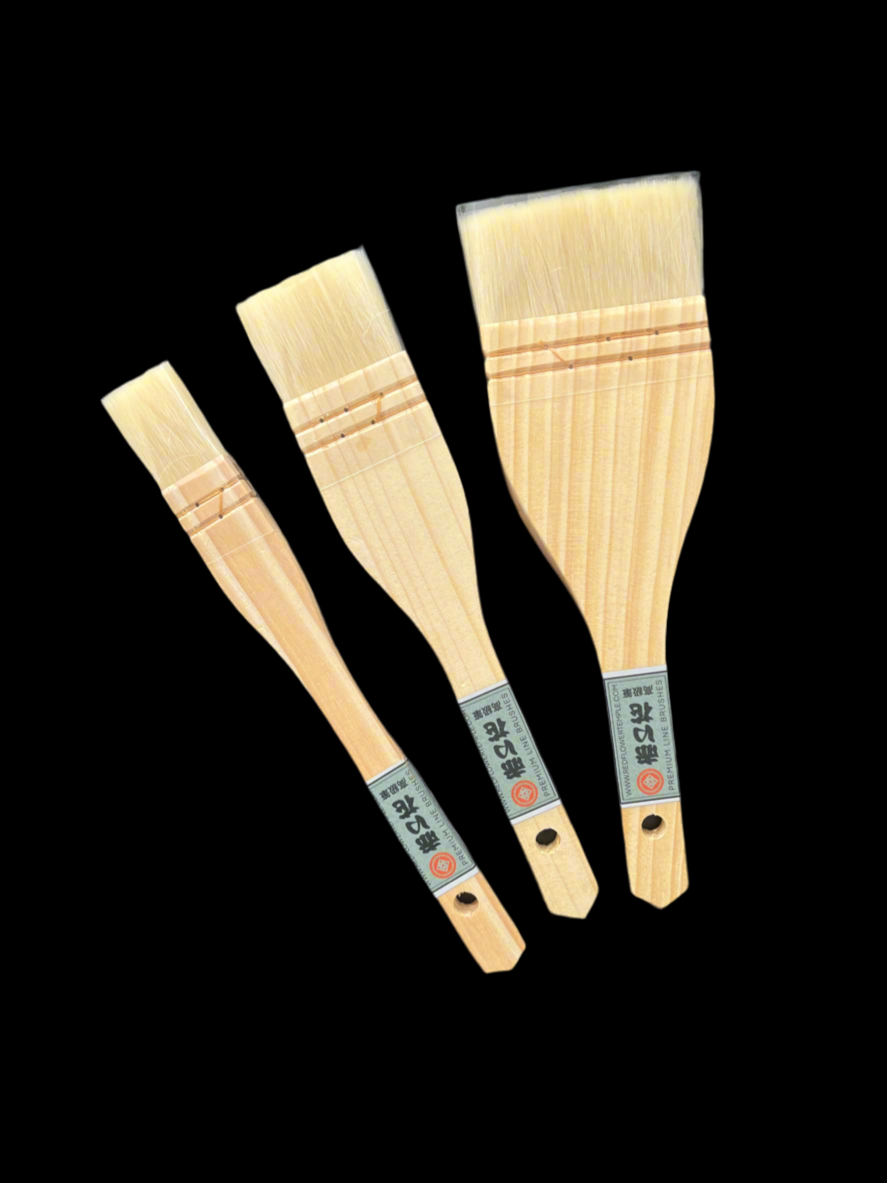 Hake brush set of 3