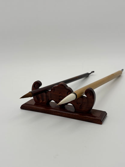 Wooden Brush Rest (Fudeoki)