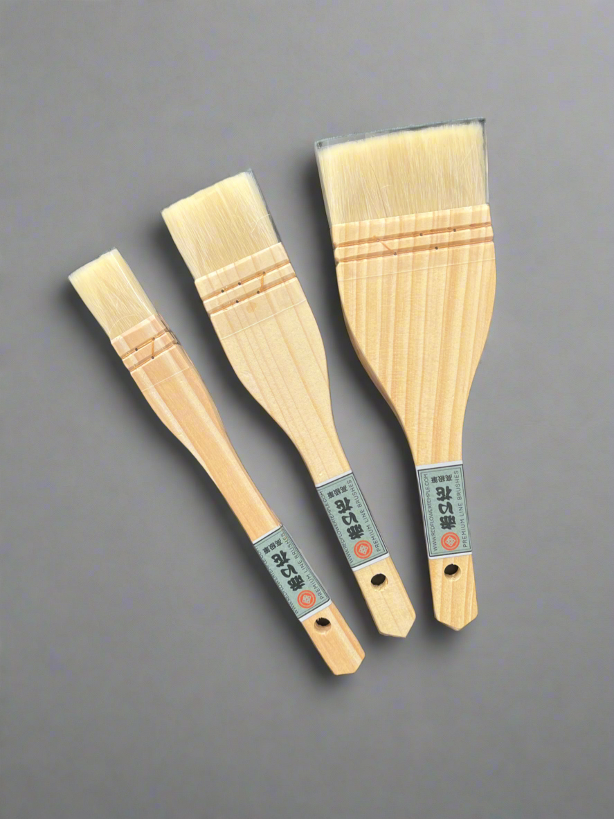 Hake brush set of 3