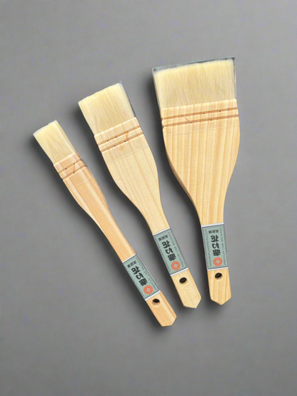 Hake brush set of 3