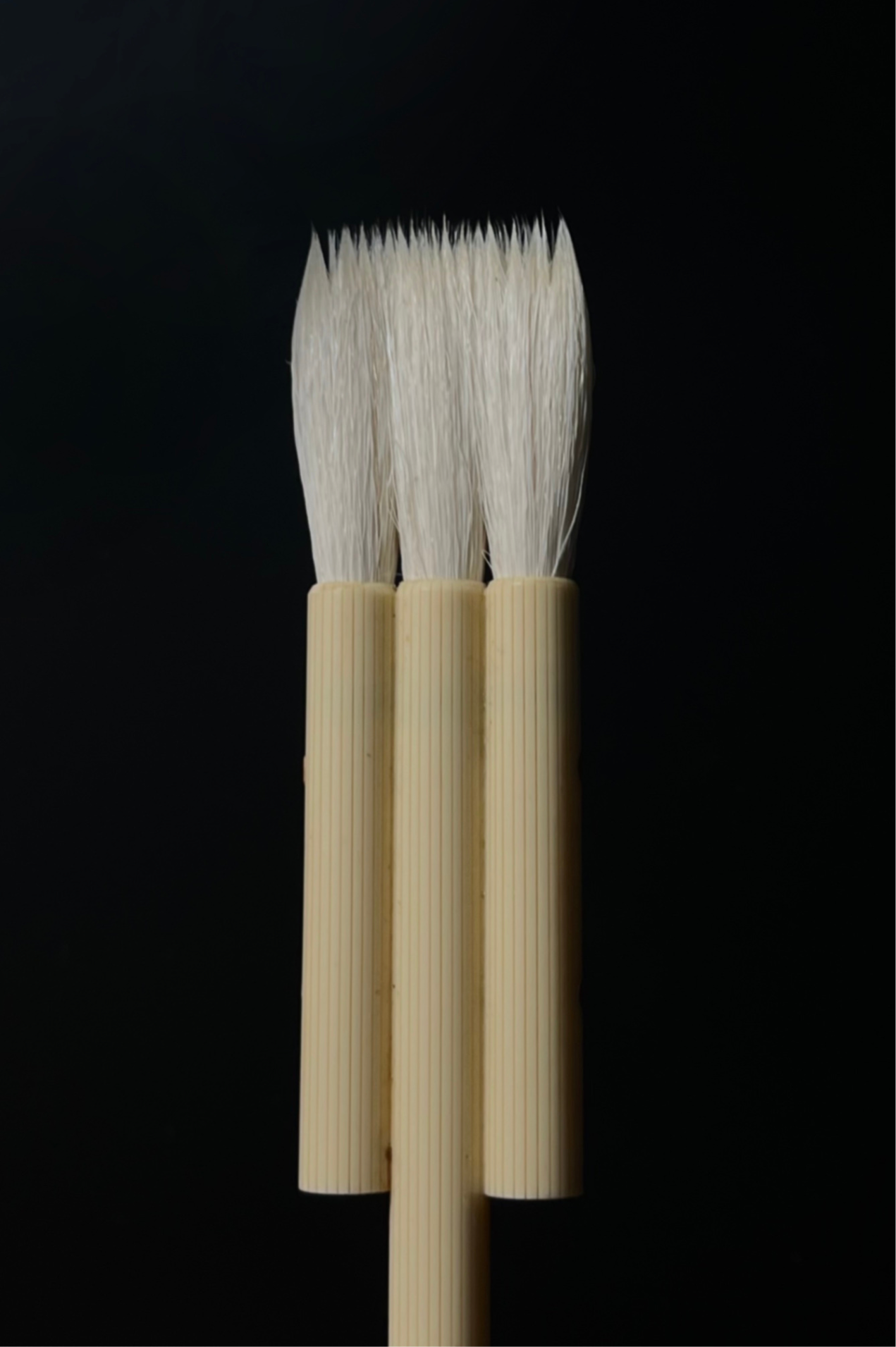 Hake flat brush, goat hair 3/26x2.5 cm