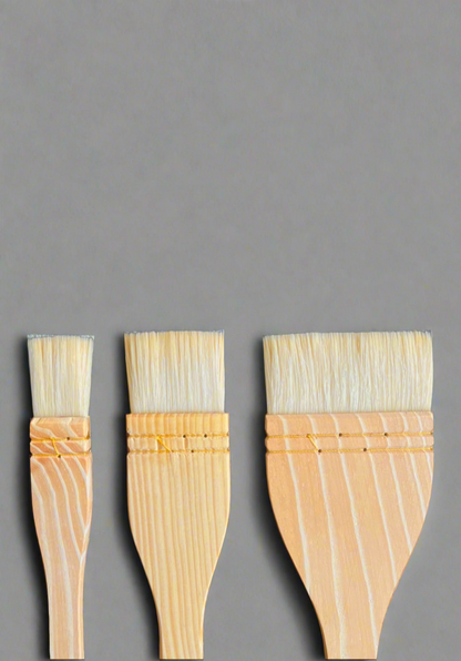 Hake brush set of 3