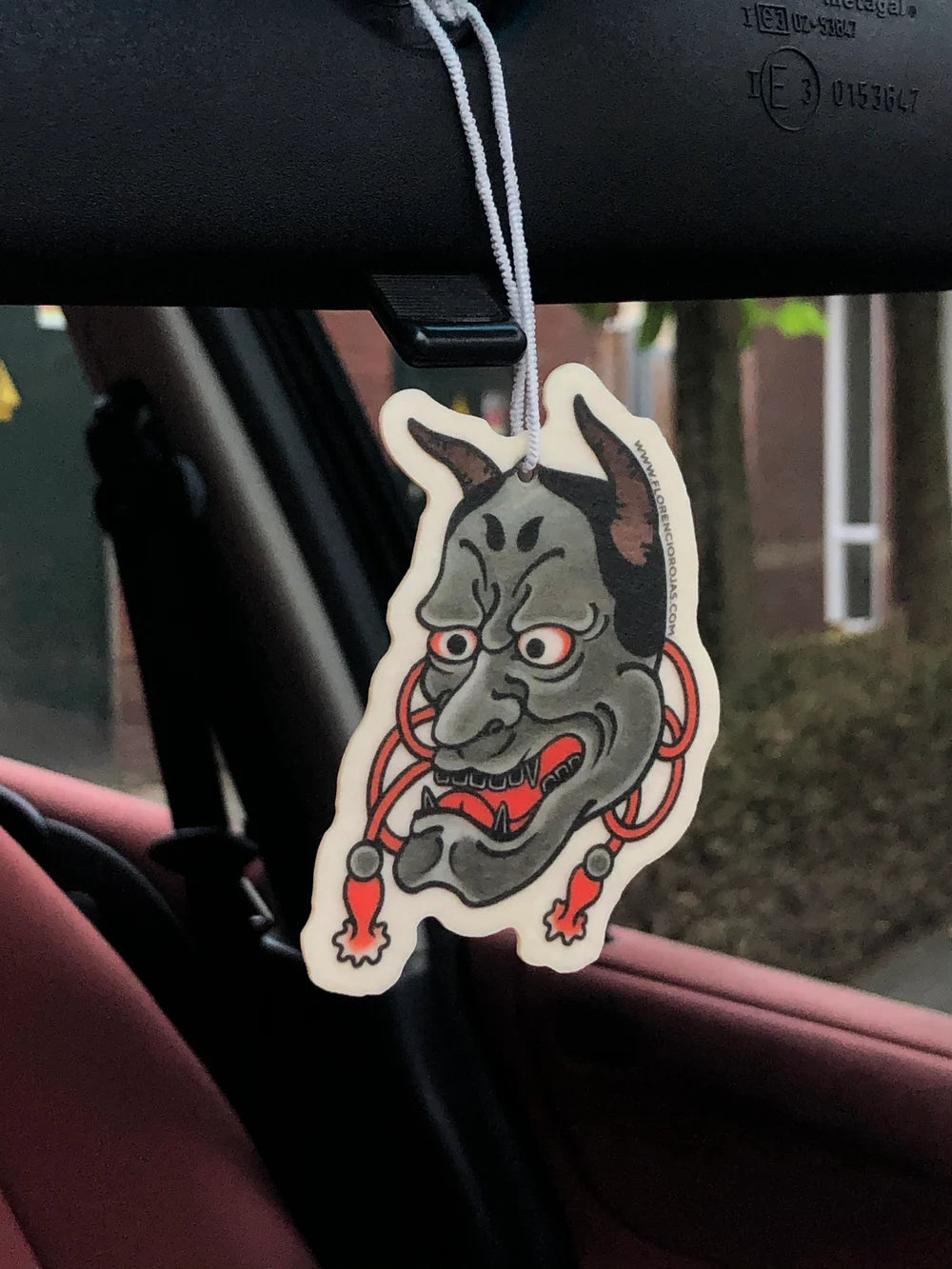 Hannya Car Freshener (2x) PLUS stickers