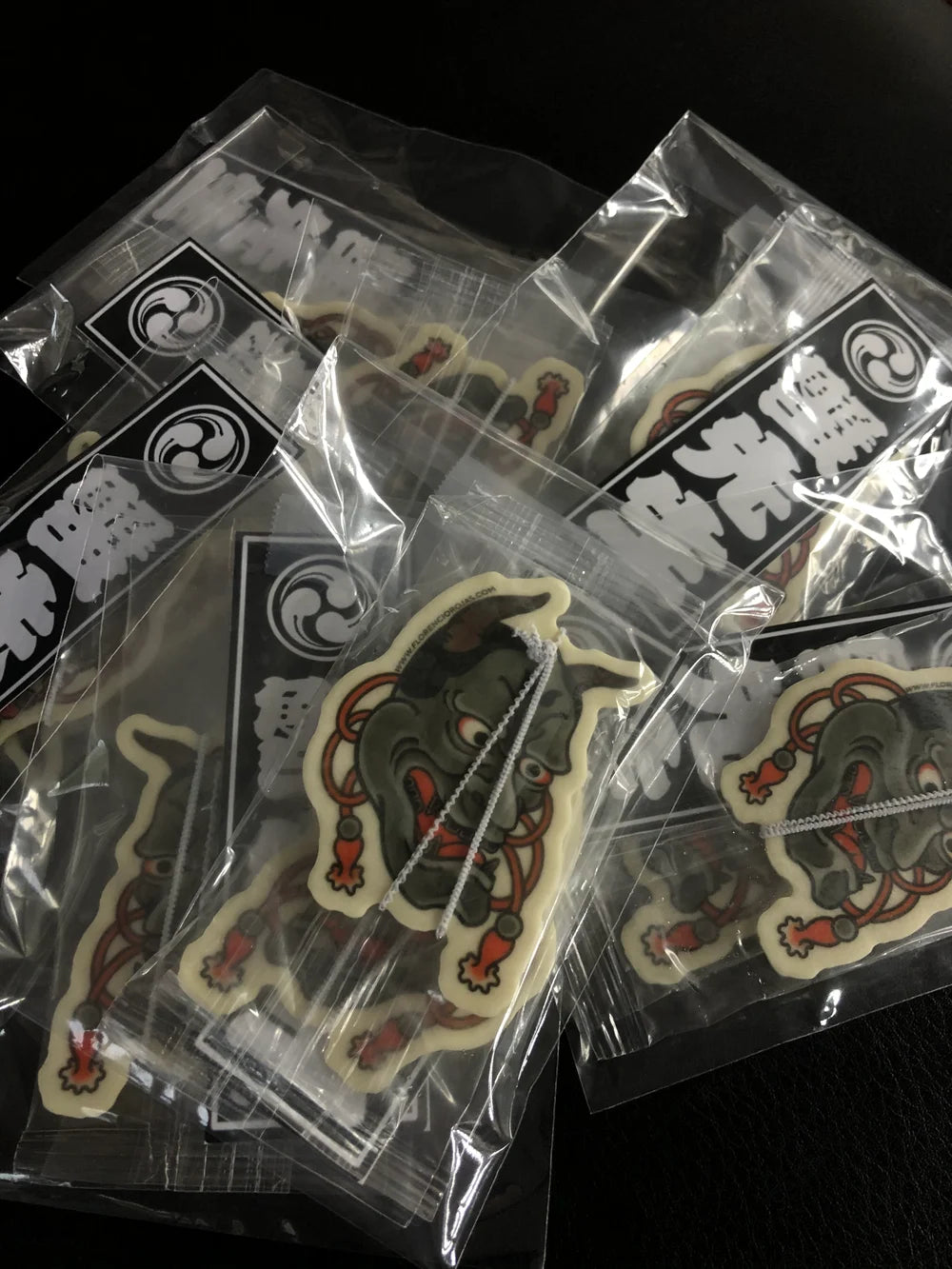 Hannya Car Freshener (2x) PLUS stickers