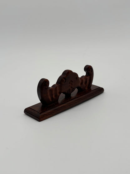 Wooden Brush Rest (Fudeoki)