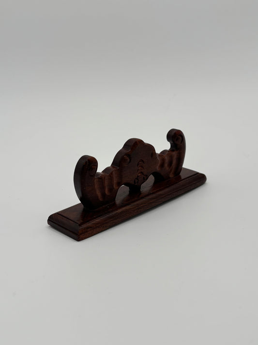Wooden Brush Rest (Fudeoki)