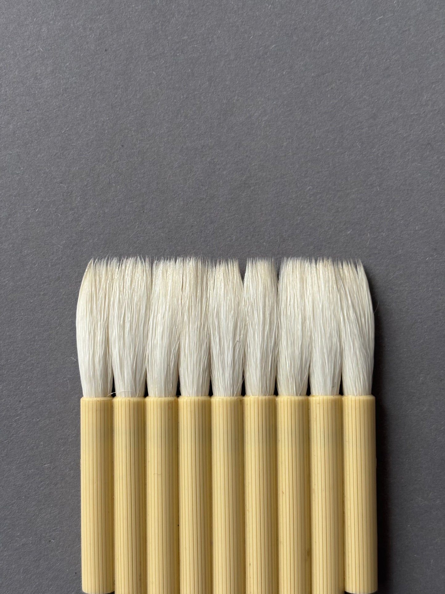 Hake flat brush, goat hair 9/26x6.5 cm