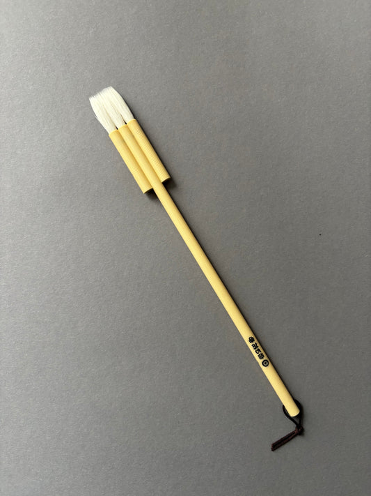 Hake flat brush, goat hair 3/26x2.5 cm