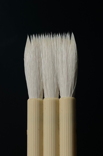 Hake flat brush, goat hair 3/26x2.5 cm