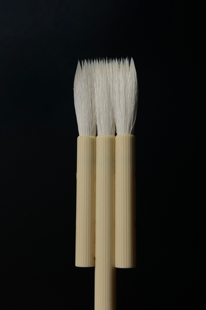 Hake flat brush, goat hair 3/26x2.5 cm