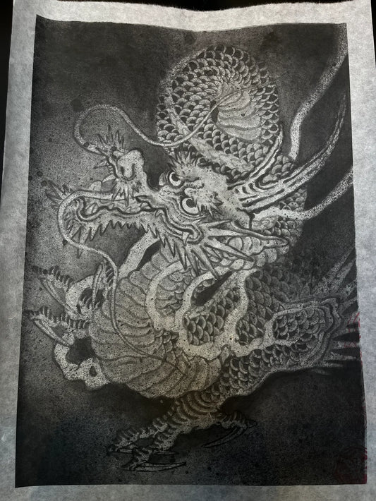 Sumi Dragon Print #2
